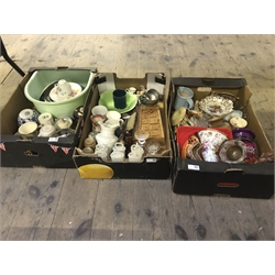 Three Boxes of Mixed Ceramics and Glass