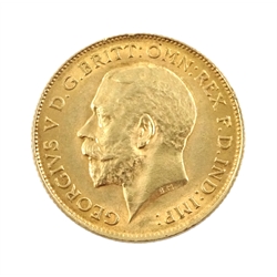 1913 gold half sovereign