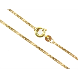 18ct gold chain necklace, stamped 750, approx 5gm