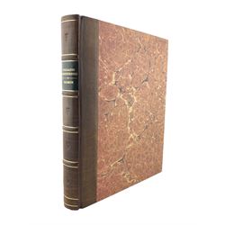 William Salmon - Palladio Londinensis or The London Art of Building, second edition with copper plates printed by A Ward 1738, rebound in half calf and marbled boards 