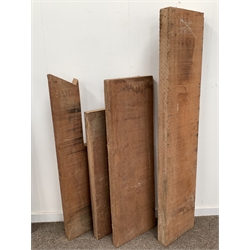 Four boards of Brazilian mahogany (Swietenia macrophylia) totalling approx. 3.75 Cubic feet
