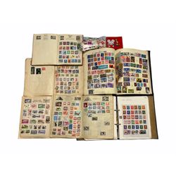 Great British and World stamps including China, Austria, Australia, Colombia, Denmark, Greece, Germany, India etc, in albums and loose, 