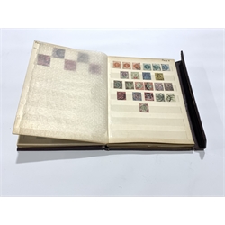 Queen Victoria Great British stamps including imperf and perf penny reds, imperf and perf two penny blues white lines added, bantams, values to five shillings, perfins etc, in one album