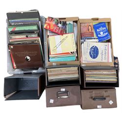 Large quantity of Classic vinyl records and box sets, sheet music etc 