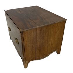 Georgian mahogany storage box 