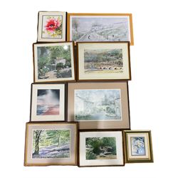 Collection prints and originals of local scenes (9)