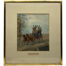 After Henry Thomas Alken (British 1785-1851): 'Tandem' and 'Four in Hand', pair of colour prints 35cm x 30cm (2)