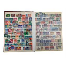 World stamps including South Africa, Cuba, Spain, Vietnam, Chile, Italy, Switzerland, Thailand etc, housed in various stockbooks, albums and folders, in one box