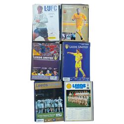 Leeds United football club - over three-hundred home game programmes including, 1995/96, 1998/98, 2021/22 etc