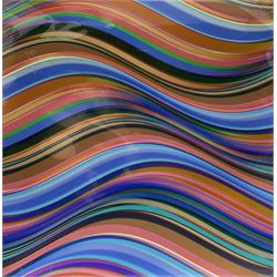 Chuck Elliott (British 1967-): 'Wave 03', limited edition colour lambda photographic print signed numbered 1/4 and dated 2005 verso 66cm x 66cm (unframed)