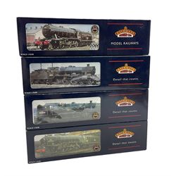 Four Bachmann '00' gauge locomotives, 32-277 K3 61949, 31-158 Connaught 45742, 32-551 Class A1 60158 Aberdonian and 32-353 Standard Class 4MT Tank 80135 (4)
