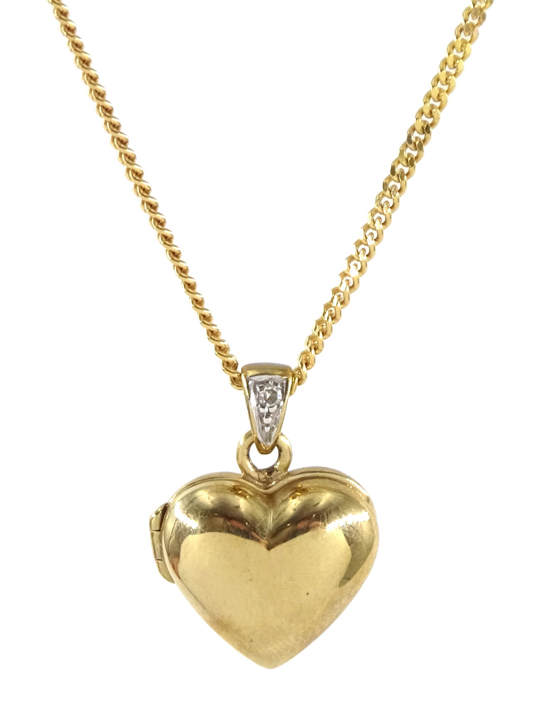 Buy Solid 9ct Yellow Gold Heart Pendant With Sterling Silver Chain, Gold  Heart Necklace, Heart Necklace, Necklace for Daughters, Gift for Her Online  in India - Etsy