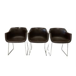 Grosfillex - Set of six mid 20th century chairs designed by Albert Jacob
