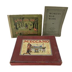 Meccano Outfit E, boxed set with instruction manual, not checked for completeness, Women's War Work, Issued By The War Office, September 1916 and Kempson (F. Claude) 'The Sad End Erica's Blackamoor', 1903 (3)