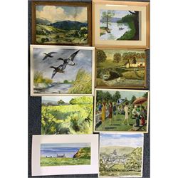 collection watercolours and oils (8)
