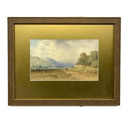 William Moore (British 1817-1909): 'Near the Heady Loch Tay',  watercolour signed titled and dated 1880, inscribed verso 19cm x 31cm