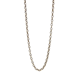 9ct gold belcher link chain necklace, stamped 375, approx 18.65gm