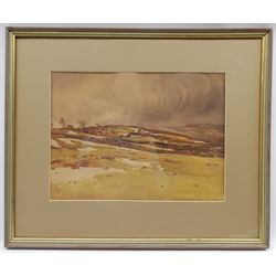 Frederick (Fred) Lawson (British 1888-1968): Winter Landscape, watercolour signed 29cm x 39cm