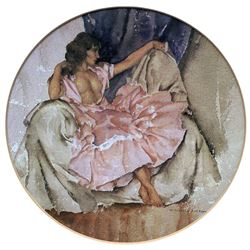 After Sir William Russell Flint (Scottish 1880-1969): 'Cecilia', limited edition colour print of 500 pub. 1991, 23cm x 23cm