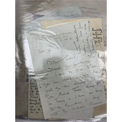 Miss Lillie Martin-Wood - A folder of correspondence received by her mainly during 1914-18 War, both personal and professional, another folder with correspondence concerning Wren G Garlick including discharge from service 1947 and Mr A Gulley with letters, receipts etc mainly 1939-45 (2) 