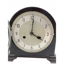 A retro 50's Bakelite cased mantle clock, 