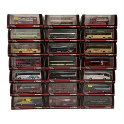 Twenty-one Corgi The Original Omnibus Company Limited Edition 1:76 scale buses and coaches, boxed (21)