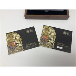 The Royal Mint United Kingdom 2009 executive proof coin set, including Kew Gardens fifty pence, boxed with certificate 