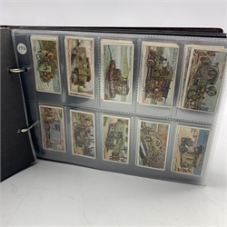 An album of military and sport related cigarette cards, part sets including Turf Cricketers, Gallaher V.C. Heroes, Players Decorations and Medals, Sporting Trophies etc (approx 300+ cards)