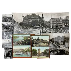 Collection of photographs of German views mainly  from the 1930s and 1940s including Potsdamer Platz, Brandenburg Gate, Checkpoint Charlie etc some inscribed Copyright Imperial War Museum 