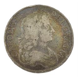Charles II 1677 crown coin