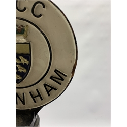 West Sussex County Council 'Warnham' cast iron post sign H65cm 