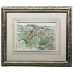 English Impressionist School (20th century): Barnard Castle, watercolour unsigned 22cm x 32cm