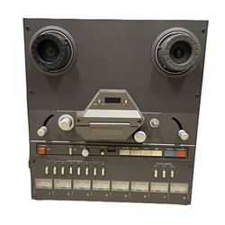 Tascam 38 reel to reel 8-track tape machine together with Ampex 456 Audio Tapes and accessories