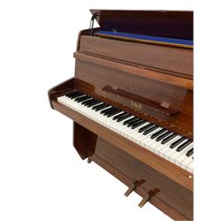 Salk - contemporary mini upright piano, with an overstrung frame and under damper action, with sustain and sostenuto pedals, 73 keys, five octaves. 