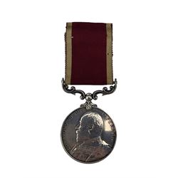 Army Long Service and Good Conduct medal, Edward VII to 2534 Pte. A. Ness Royal Highlanders
