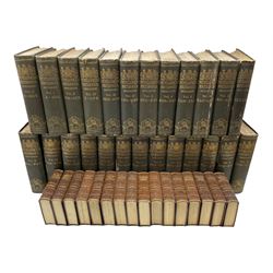 Encyclopaedia Britannica, ninth edition in twenty-five volumes, together with a set of Charles Dickens novels in sixteen volumes