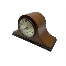 Mahogany cased Westminster chiming clock c1950