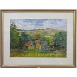 Anne Williams (British 20th century): 'Bransdale Mill' Yorkshire, mixed media on paper signed and titled on label verso 31cm x 46cm
Provenance: direct from the artist's family. Anne was a local artist who lived at Malton and later York.