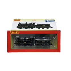 Three Hornby '00' gauge locomotives R3704 Ruston & Hornsby 48D and Flatbed Wagon Works Livery, R3600TTS J36 Class 673 Maude and R3622 J36 Class Haig 65311 (3)