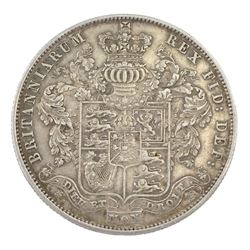 George IV 1829 halfcrown coin