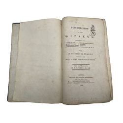 H.M.G.Grellmann - Dissertation on the Gipseys, first English edition translated from the German, published 1807, rebound