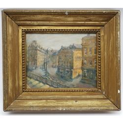 French School (Mid 20th century): Parisian Houses, oil on canvas laid onto panel unsigned 20cm x 25cm