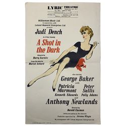  Vintage Theatre Poster: 'Lyric Theatre, Shaftesbury Avenue 