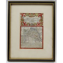 After John Ogilby (British 1600-1676): 'The continuation of the extended road from Oakeham in Rutland to Richmond Com Ebor' and 'The Road from London to Buckingham' pair early 20th Century strip maps together with an Owen and Bowen map of North Yorkshire max 38cm x 50cm (3)