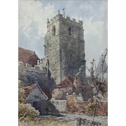William James Boddy (British 1831-1911): 'Holy Trinity Micklegate' York, watercolour signed titled and dated 1896, 31cm x 23cm