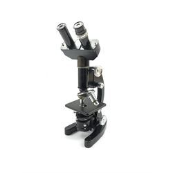 Cooke, Troughton & Simms Ltd - York, black finish binocular microscope 