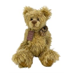 Charlie Bears Isabelle Collection Gramps teddy bear, SJ 4395, limited edition no. 178/200, with swing label, L53cm