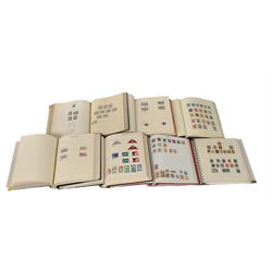 World stamps, including Tristan da Cunha, Austria, Brazil, Cayman Islands, Cuba, Denmark, France, Brunei, Southern Rhodesia, Jamaica, etc, housed in 'The Imperial Postage Stamp Album' and six loose leaf albums