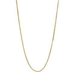18ct gold Spiga link necklace, stamped 750