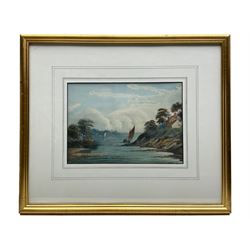Henry Magenis (British 19th century): Sailing Lakeland Scenes, pair watercolours signed and dated 1883 and 1885 max 21cm x 30cm (2)